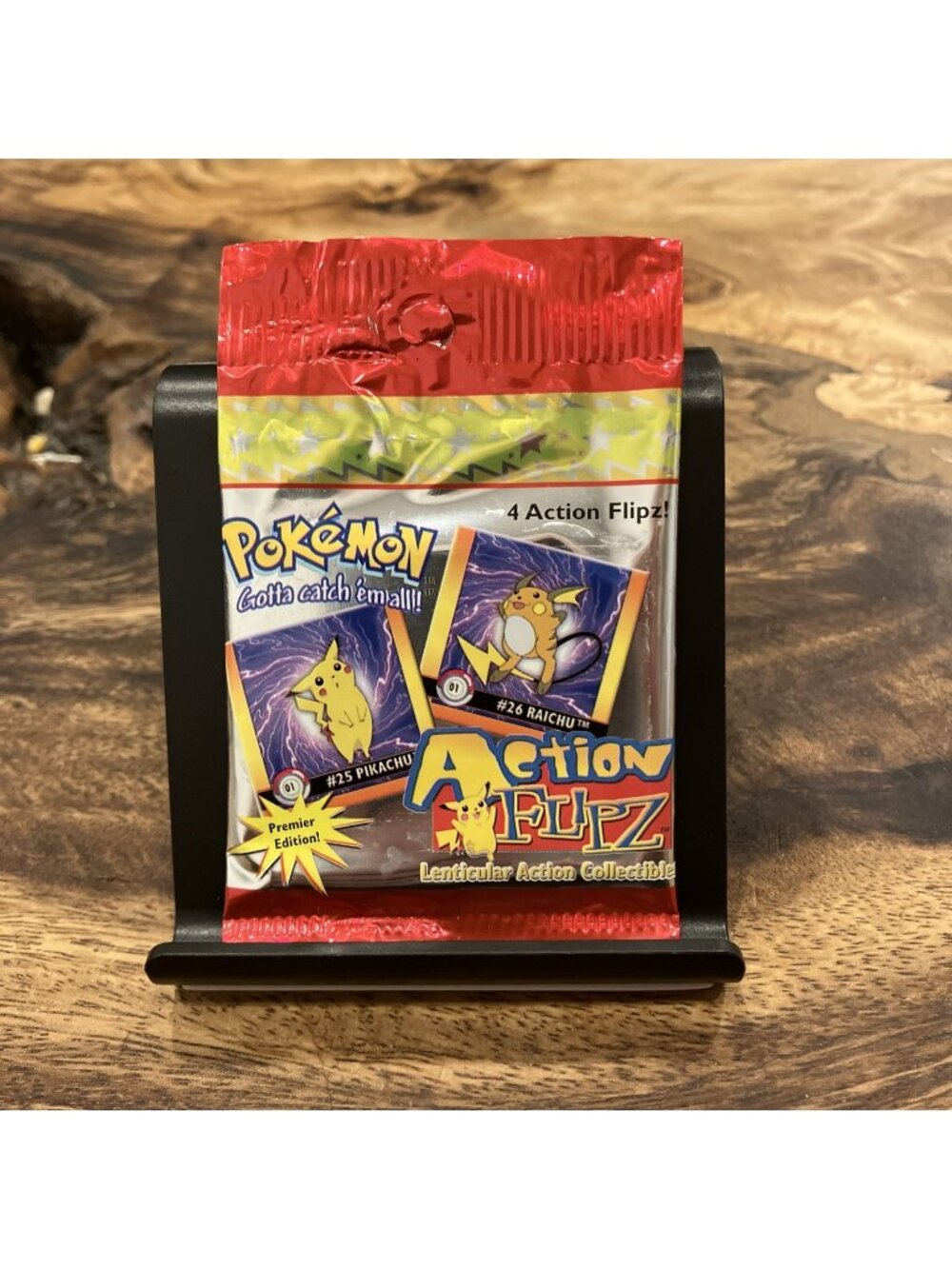 Pokémon Action Flipz Premier Edition 4 Cards 1999 Sealed Pack Nintendo Artbox